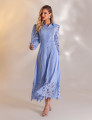 VESTIDO MIDI GUIPIR CLARICE AZUL