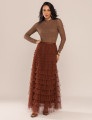 BODY EM RENDA GLAM MARROM