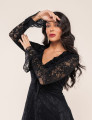 VESTIDO EM RENDA LAVÍNIA PRETO