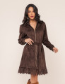 VESTIDO SUEDE PALOMA MARROM