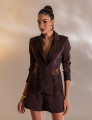CONJUNTO ALFAIATARIA PERLA MARROM