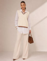 CAMISÃO COM COMPOSÊ MELANIE OFF WHITE