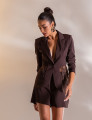 CONJUNTO ALFAIATARIA PERLA MARROM
