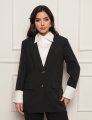 Blazer Desconstruído Camisa Amanda Preto