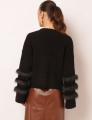 BLUSÃO TRICOT LIZZIE PRETO