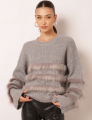 BLUSÃO TRICOT LIZZIE CINZA