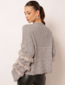 BLUSÃO TRICOT LIZZIE CINZA