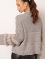 BLUSÃO TRICOT LIZZIE CINZA