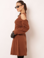 VESTIDO TRICOT DOVE MARROM
