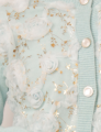 CARDIGAN FLORES CLEMENTINE AZUL