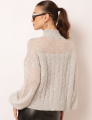 BLUSA TRICOT MEG CINZA