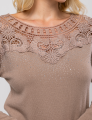 BLUSA MODAL COM APLICAÇÃO ANA LIZ CAQUI