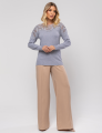 BLUSA MODAL COM APLICAÇÃO ANA LIZ CINZA