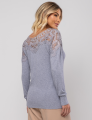 BLUSA MODAL COM APLICAÇÃO ANA LIZ CINZA