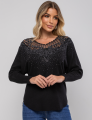 BLUSA AMPLA ANGEL PRETA