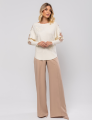 BLUSA APLIQUE BORBOLETA LUCY OFF WHITE