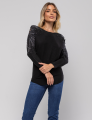 BLUSA AMPLA LUA PRETA