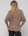 BLUSA MODA APLIQUE LILIAM CAQUI