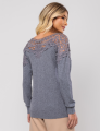 BLUSA MODAL ROSE CINZA