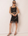 CONJUNTO COURO  PU TALITA PRETO