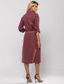 VESTIDO MIDI CHEMISE ANGELINA MARSALA