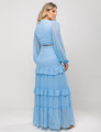 VESTIDO DE VOIL NOÉLIA PLUS AZUL