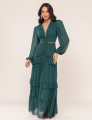 VESTIDO  DECOTE V DONATELA VERDE