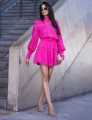 Vestido Manga Longa Christie Pink