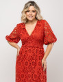 VESTIDO HELENA PLUS VERMELHO