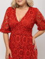 VESTIDO HELENA PLUS VERMELHO