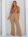 Conjunto Alfaiataria Paetê Melissa Bege
