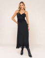 VESTIDO DE ALÇA ISABELA PRETO