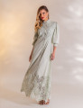 VESTIDO LONGO GUIPIR DOMINIQUE VERDE