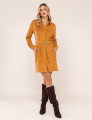 CHEMISE SUEDE STELLA CARAMELO