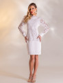 VESTIDO RENDA ESTEFANY OFF WHITE