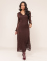 VESTIDO EM RENDA SABRINA CAFÉ
