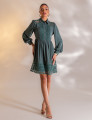 VESTIDO CURTO GUIPIR ISADORA VERDE