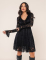 VESTIDO EM RENDA LAVÍNIA PRETO