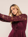 VESTIDO EM RENDA LAVÍNIA VINHO