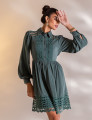VESTIDO CURTO GUIPIR ISADORA VERDE