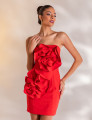Vestido Tomara que caia Olívia Vermelho