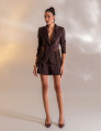 CONJUNTO ALFAIATARIA PERLA MARROM