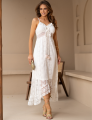 Vestido Renda Longo Leah Off White