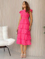 Vestido Laise Babados Miriam Rosa