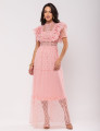 Vestido Renda Poá Nina Rosa