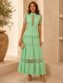 Vestido Detalhe Tule Miranda Verde