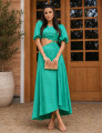 Vestido Longuete Brilho Sandy Verde