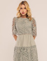 VESTIDO LONGO EM RENDA EMMA VERDE
